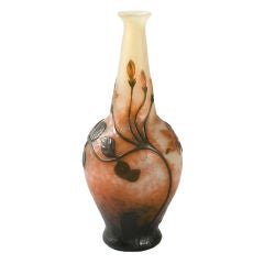 Daum Wheel-Carved Vase