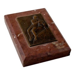 Niclausse Commemorative Plaque in Bronze