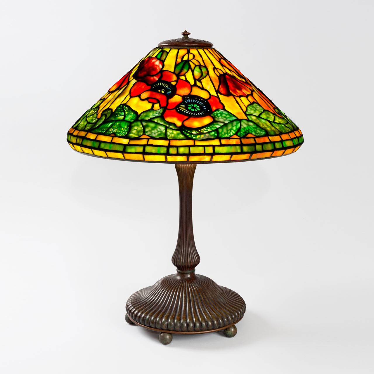 Tiffany Studios "Wire Mesh Poppy" Lamp