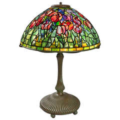 Antique Tiffany Studios New York "Tulip" Table Lamp