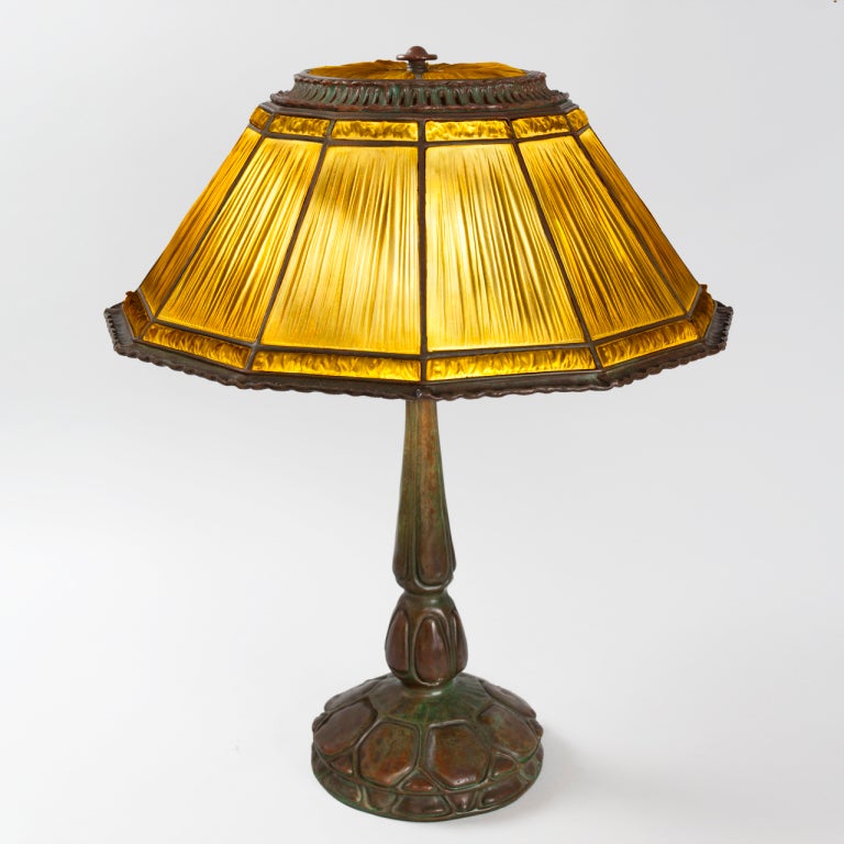Studios Linenfold Lamp At 1stdibs, Duncan Antique Bronze Table Lamp