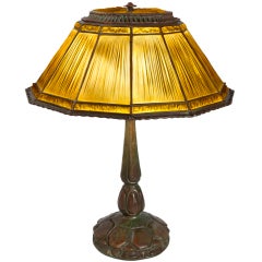 Tiffany Studios "Linenfold" Lamp