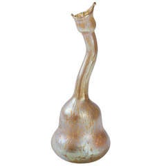 Johann Loetz Austrian Jugendstil Gooseneck Vase