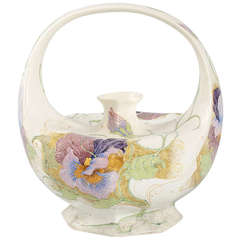 Rozenburg Dutch Art Nouveau Eggshell Porcelain Vase