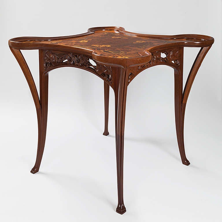 Camille Gauthier Marquetry Games Table
