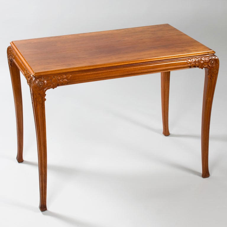 Leon Jallot French Art Nouveau Table