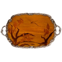 Louis Majorelle French Marquetry Tray