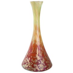 Austrian Jugendstil Glass Vase by Loetz.