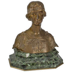 Somme Franzsische Jugendstil-Bronze-Skulptur