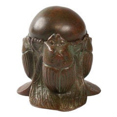 Tiffany Studios “Scarab” Inkwell, circa 1900