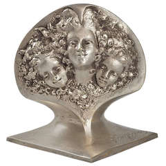 Georges Engrand French Art Nouveau Figural Jardiniere