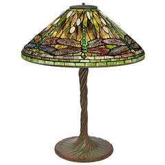 Tiffany Studios New York "Libelle" Tischlampe