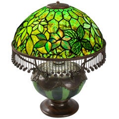 Antique Tiffany Studios "Woodbine" Table Lamp
