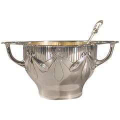 Cardeilhac French Art Nouveau Silver Bowl
