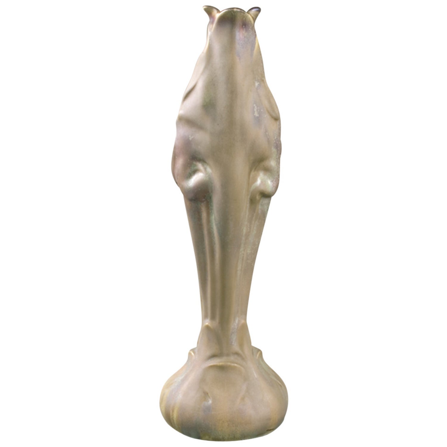 Bussière French Art Nouveau Ceramic Vase For Sale at 1stDibs