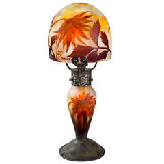 Daum French Art Nouveau Boudoir Lamp