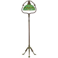 Antique Tiffany Studios New York Acorn Floor Lamp