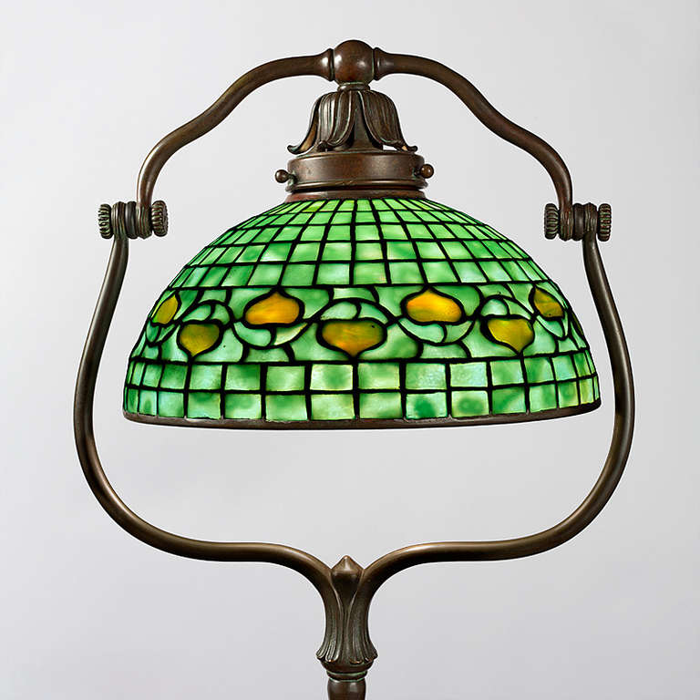 Art Nouveau Tiffany Studios New York Acorn Floor Lamp
