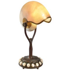 Antique “Nautilus” Tiffany Desk Lamp