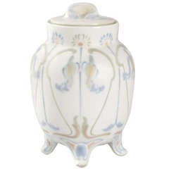 Georges de Feure French Art Nouveau Covered Porcelain Jar 5