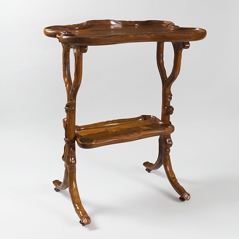 Emile Gallé French Art Nouveau Table