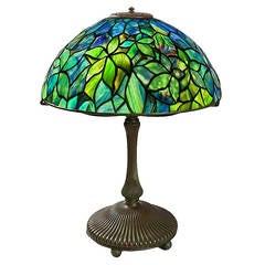 Tiffany Studios "Woodbine"  Lamp