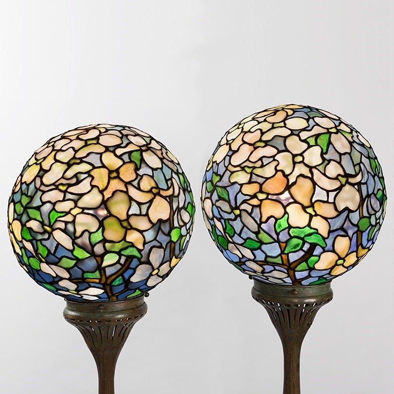 Art Nouveau Tiffany Studios Pair of 