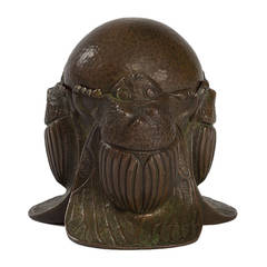 Tiffany Studios, New York “Scarab” Inkwell