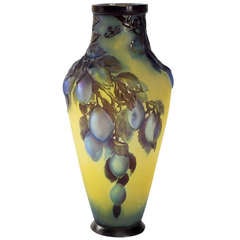 Emile Galle French Art Nouveau “Fruit Branch” Vase
