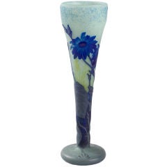 Daum Nancy French Art Nouveau Cameo Glass Vase