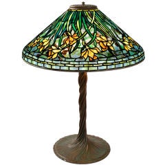 Tiffany Studios New York “Conical Daffodil” Table Lamp