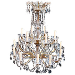 Large Crystal Chandelier  Maria theresa  Style