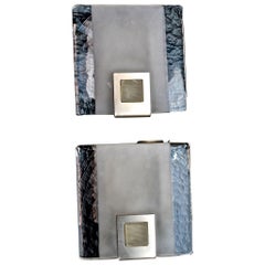 Pair of Small Sconces Signed by Mazzega