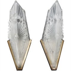 Antique Pair Of French Art Deco By Schneider