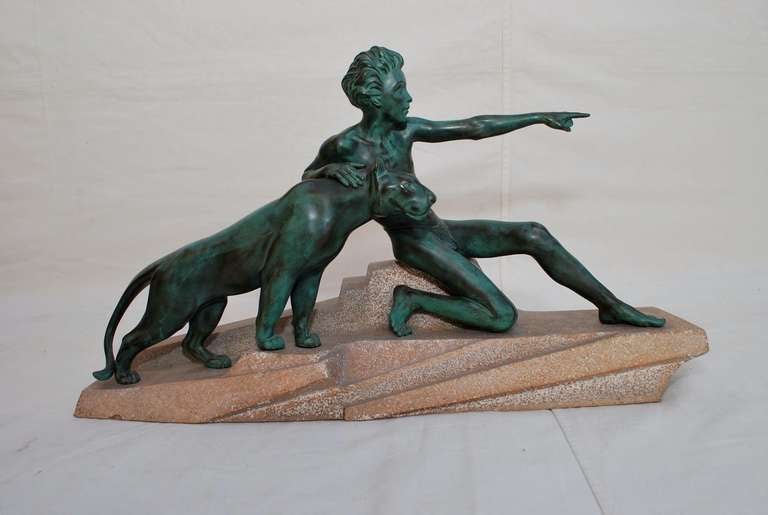 A elegant bronze By MAX LE VERRIER, the patina is much nicer in person,

ALL SALES ARE FINAL, STORE CREDIT OR EXCHANGE ONLY
