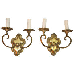 Antique Pair of Sconces by Edward F. Caldwell