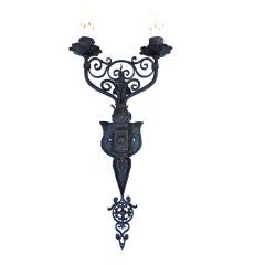 Wrought Iron Reproduction Sconces