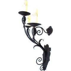 Reproduction Wrought Iron Sconce