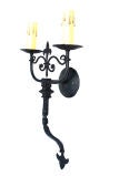 wrought iron reproduction sconces