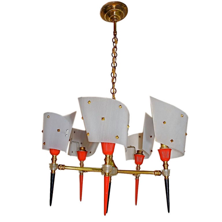 French Antique Chandelier In The Pierre Guariche Style For Sale At French antique chandelier in the pierre guariche style For Sale - French Antique Chandelier In The Pierre Guariche Style For Sale At