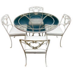 Used  patio set by BROWN SALTMAN