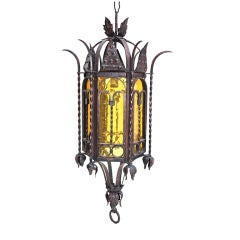 Large  Antique wrought iron lantern
