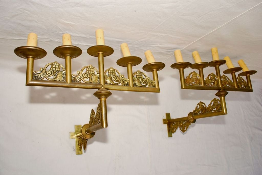 remember we have over three thousand antique sconces and over one thousand antique lights, we can not put everything on 1stdibs, if you need a specific pair of sconces or lights, ask us we might have it in our store, also we have our line of wrought