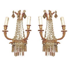 Pair of Antique French empire sconces