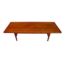 Antique 1950 coffee table by kipp stewart for drexel