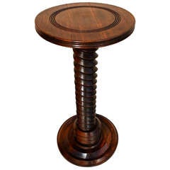 Antique 19 Th Century French Grape Press Turn Into A Pedestal Table