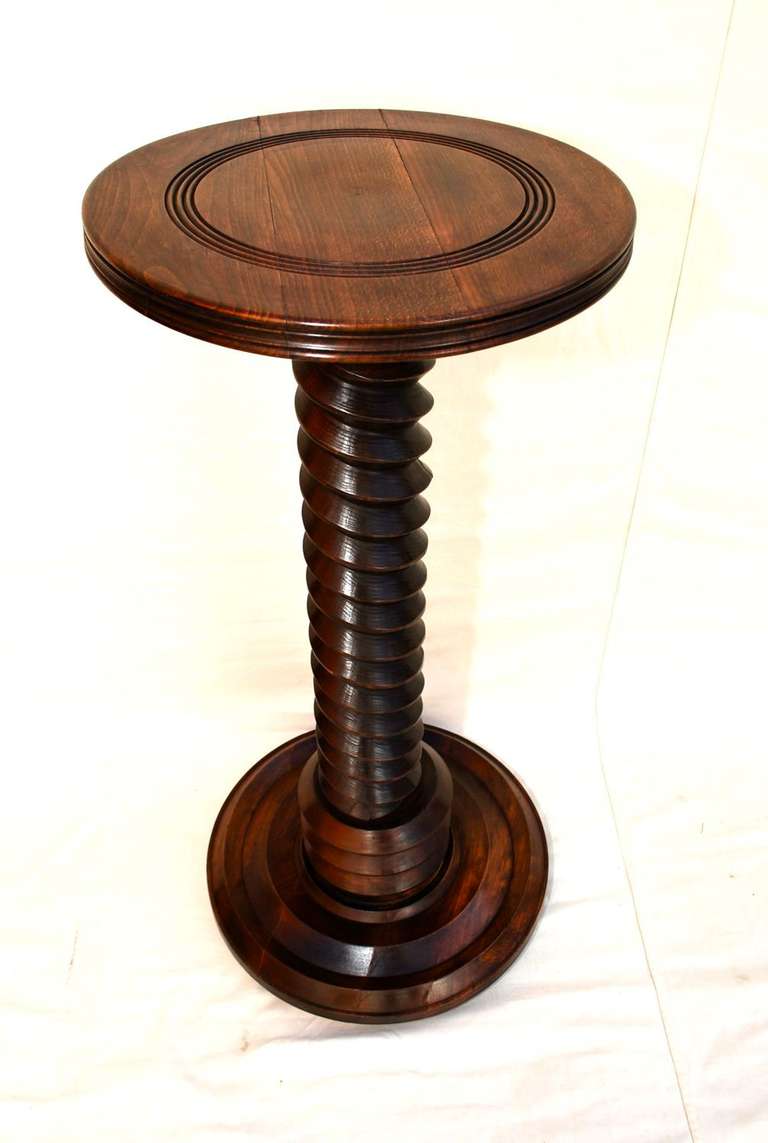 19 Th Century French Grape Press Turn Into A Pedestal Table