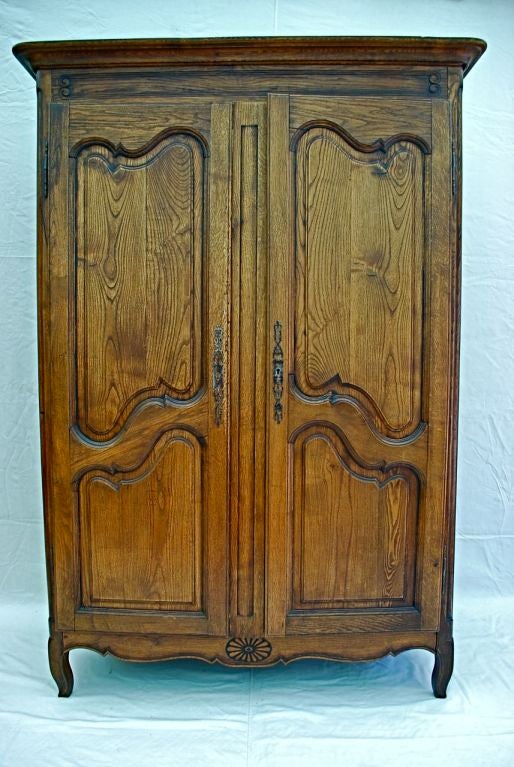 A very nice 19 TH century French armoire, the depth of the armoire is 20 1/2,  but with the crown it is  22 inch deep, many  shelves can be added

ALL SALES ARE FINAL, STORE CREDIT OR EXCHANGE ONLY
