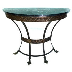 Antique console table by Oscar Bach