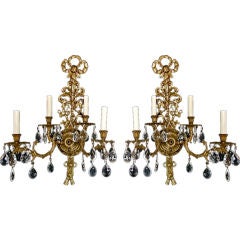 Pair of  large antique sconces from spain
